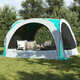 vidaXL Vrtni šotor zelen 360x360x215 cm 185T taft