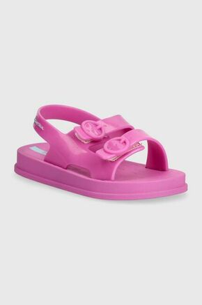 Otroški sandali Ipanema FOLLOW II BA vijolična barva - vijolična. Otroški sandali iz kolekcije Ipanema. Model je izdelan iz sintetičnega materiala. Model z mehkim