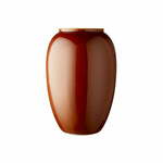 Temno oranžna keramična vaza Bitz, višina 50 cm