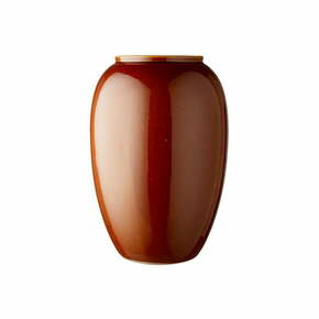Temno oranžna keramična vaza Bitz