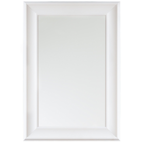 Beliani Belo stensko ogledalo v okrasnem okvirju 61 x 91 cm LUNEL