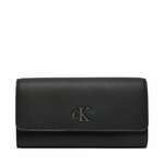 Velika ženska denarnica Calvin Klein Jeans Minimal Monogram Long K60K612267 Črna