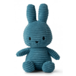 Bon Ton Toys Miffy Corduroy zajček mehka igrača, 23 cm, modra