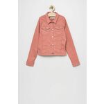 Kids Only otroška jakna - roza. Otroška jakna iz kolekcije Kids Only. Neizoliran model, izdelan iz gladke tkanine.
