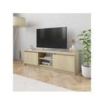 VIDAXL TV omarica sonoma hrast 120x30x35,5 cm iverna plošča