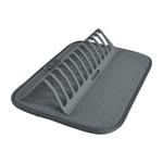Siva plastična odcejalna podloga 36x28 cm – Homéa