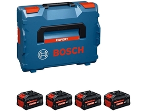 BOSCH PROFESSIONAL paket akumulatorskih baterij 4x EXBA18V-55 1600A0373H