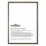 Plakat z okvirjem 50x70 cm Coffee – Wallity