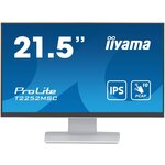 Iiyama ProLite T2252MSC-W2 monitor, IPS, 21.5", 16:9, 1920x1080, 100Hz, HDMI, Display port, USB, Touchscreen
