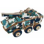 Woodcraft Lesena 3D sestavljanka Oklepno vozilo