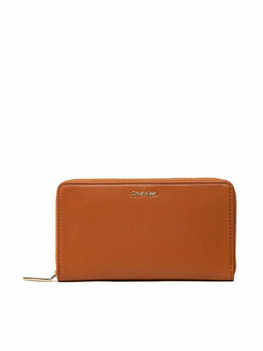 Calvin Klein Velika ženska denarnica Must Z/A Wallet Xl K60K608164 Rjava