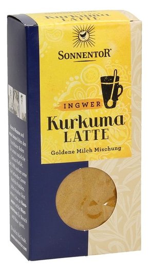 Sonnentor Napitek-Kurkuma-Latte Ingver - Embalaža