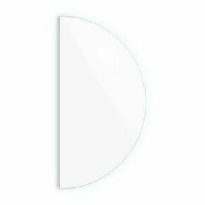 Tulup.si Polkrožno ogledalo z LED osvetlitvijo 30x60 cm Hladna svetloba