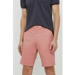 Kratke hlače Tommy Hilfiger moški, roza barva - roza. Kratke hlače iz kolekcije Tommy Hilfiger. Model izdelan iz gladke tkanine. Model iz zračne tkanine z visoko vsebnostjo bombaža.