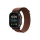 Apple Watch Ultra 4 Black Titanium, Burgundy Alpine Loop L 49mm LTE pametna ura