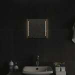 shumee LED kopalniško ogledalo 30x30 cm
