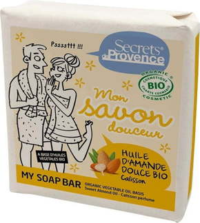 "Secrets de Provence Nežno milo z mandljevim oljem - 100 g"