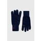Rokavice s primesjo volne Polo Ralph Lauren mornarsko modra barva - mornarsko modra. Rokavice iz kolekcije Polo Ralph Lauren. Model izdelan iz enobarvne pletenine. Visokokakovosten material, izdelan v skladu z načeli trajnostnega razvoja.