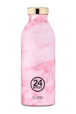 Steklenica 24bottles roza barva - roza. Termo steklenica iz kolekcije 24bottles.
