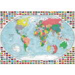 WEBHIDDENBRAND RAVENSBURGER Puzzle Barvni zemljevid sveta 1000 kosov