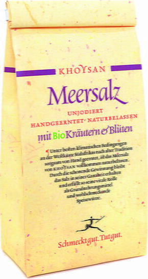 Khoysan Meersalz Morska sol z bio zelišči in cvetjem - 1 kg