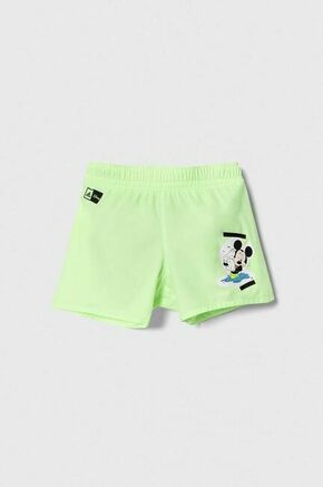 Otroške kopalne kratke hlače adidas Performance Dy Mic Swim Sho x Disney zelena barva - zelena. Otroške kopalne kratke hlače iz kolekcije adidas Performance. Model izdelan iz lahke tkanine.