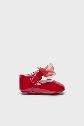 Čevlji za dojenčka Mayoral Newborn rdeča barva - rdeča. Čevlji za dojenčka iz kolekcije Mayoral Newborn. Model izdelan iz ekološkega usnja.