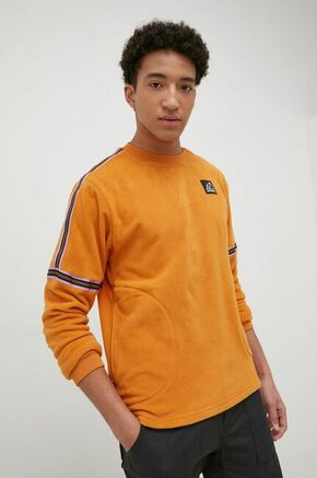 New Balance Majica - oranžna. Pulover iz zbirke New Balance. Model narejen iz elastična tkanina.