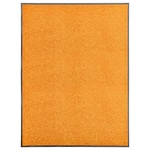 vidaXL Pralni predpražnik oranžen 90x120 cm