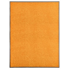 VidaXL Pralni predpražnik oranžen 90x120 cm