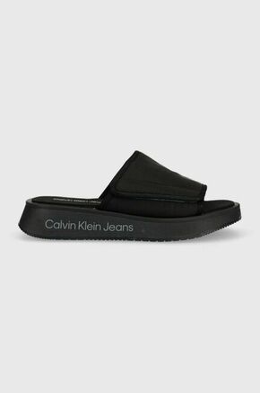 Natikači Calvin Klein Jeans PREFRESATO SANDAL SOFTNY ženski