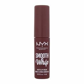 NYX Smooth Whip Matte Lip Cream šminka s kremno teksturo za bolj gladke ustnice 4 ml odtenek 17 Thread Count za ženske