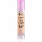 NYX Professional Makeup Bare With Me Serum Concealer srednje prekriven in vlažilen korektor 9,6 ml odtenek 03 Vanilla
