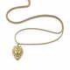 Guess Pozlačena ogrlica z levjim kraljem Lion King JUMN01387JWYGT / U