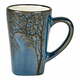 Modre lončene skodelice v kompletu za espresso 4 ks 100 ml Hela – Villa Collection