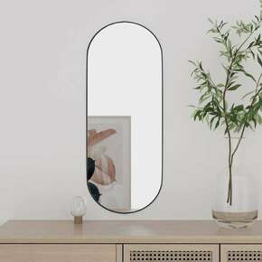 Vidaxl Stensko ogledalo 20x50 cm steklo ovalno