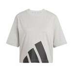 ADIDAS SPORTSWEAR Funkcionalna majica 'Essentials' pegasto siva / črna