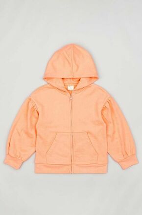 Otroški bombažen pulover zippy oranžna barva