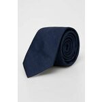 Svilena kravata Calvin Klein mornarsko modra barva - mornarsko modra. Kravata iz kolekcije Calvin Klein. Model izdelan iz enobarvne, svilene tkanine.