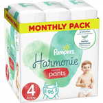 Pampers Pants Harmonie hlačne plenice, Velikost 4, 9–15 kg, 96 kosov&nbsp;