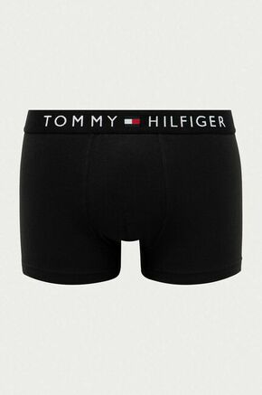 Tommy Hilfiger boksarice - črna. Boksarice iz kolekcije Tommy Hilfiger. Model izdelan iz elastične pletenine.