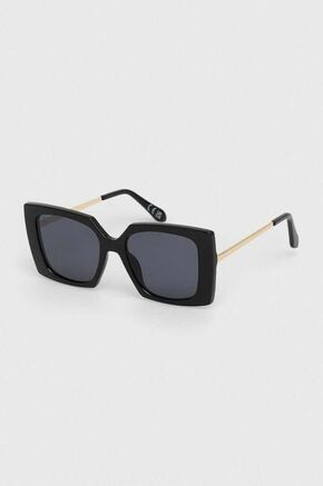 Sončna očala Jeepers Peepers črna barva - črna. Sončna očala iz kolekcije Jeepers Peepers. Model z enobarvnimi stekli in okvirji iz kombinacije umetne snovi in kovine. Ima filter UV 400.