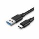 Ugreen USB A 3.0 na USB-C kabel, 0,5m, črn (20881)
