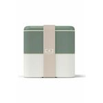 Lunchbox Monbento Square - zelena. Lunchbox iz kolekcije Monbento. Model izdelan iz umetne snovi in silikona.