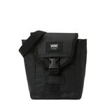 Torbica za okoli pasu Vans črna barva - črna. Majhna torbica za okoli pasu iz kolekcije Vans. Model na zapenjanje, izdelan iz tekstilnega materiala.
