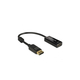 Delock Displayport 1.2 moški / HDMI ženski adapter, črn