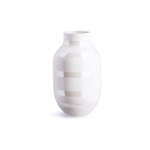 Bela keramična vaza Kähler Design Omaggio, višina 30,5 cm