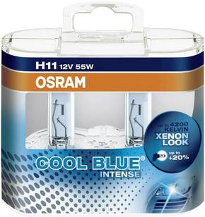 Osram halogenske avtomobilske žarnice Cool Blue Intense 12V H11 2 kosa