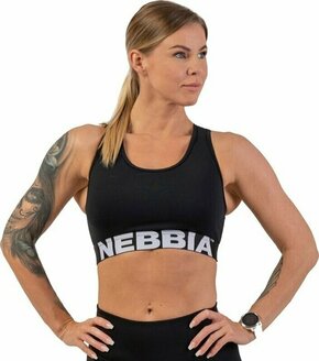 Nebbia Medium Impact Cross Back Sports Bra Black M Aktivno spodnje perilo