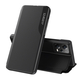 slomart Ohišje iz eko usnja za xiaomi redmi note 12 pro+ s flip cover stojalom black